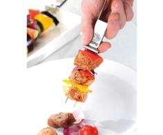 Gefu 15420 barbecue spiedo Set di 2, Twinco