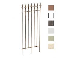 CLP Griglia per Piante Rampicanti ELISA in Metallo - Recinzione per Rampicanti 100 x 50 cm I Graticcio per Fiori, in Stile Rustico I Supporto per Rose Facilmente Collocabile, in Stile Antico bronzo