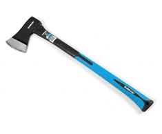 Ascia Spaccalegna Professionale da 1200g grande 68 cm manico fibra di vetro ergonomico in gomma 1,2 Kg spacca legno lunga