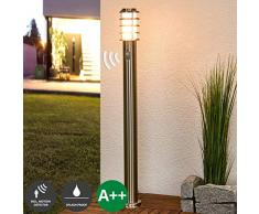 1 luce, E27, A++ Moderno Lampada da esterni Binka in Acciaio Inox lampioncino lampione colore Grigio di Lampenwelt lampada da viale paletto luminoso 1 luce, E27, A++ Moderno Lampada da esterni Binka in Acciaio Inox lampioncino lampione colore Grigio di Lampenwelt lampada da viale paletto luminoso