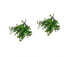 Garneck 2 Pezzi Casa Festa Patio Disposizione Vaso Domestico Casa Colonica Riempitivo Pianta Primaverile Plastica St Piante Artificiali Al Coperto Composizioni Cespugli Fiori Decorazioni