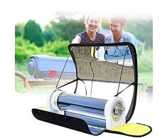 GAOMIN Griglie da Campeggio Ad Energia Solare,Stufa A Griglia Solare in Acciaio Inossidabile,Cucinare al Sole,La Temperatura può Raggiungere 120-330 °C,per Campeggio,AllAperto,Balcone,Cortile