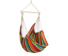 Detex Amaca a Poltrona 150kg Traspirante Robusta Sedia sospesa Poltrona sospesa Giardino terrazza Interno Esterno Multicolore