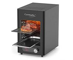 Cepewa GERMATIC Bull Burner elettrico 350-850 gradi, per interni ed esterni, giardino, cucina, balcone, BBQ