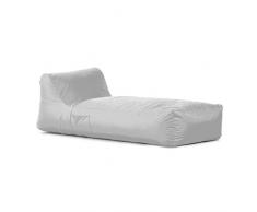 Avalon Pouf a Forma di Letto in Tessuto Tecnico Impermeabile e antistrappo Samba per Esterno Colore Bianco sfoderabile Avalon Pouf a Forma di Letto in Tessuto Tecnico Impermeabile e antistrappo Samba per Esterno Colore Bianco sfoderabile