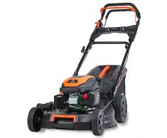 Tagliaerba a scoppio semovente RM5170Pro con motore a benzina 4 tempi da 170cc e trazione flessibile - 51 cm di taglio, ideale per tutti i giardini