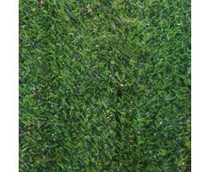 Siepe Artificiale Ornamentale in Rotoli con Foglie ad Ago Largo Interni Esterni (100x300x3)