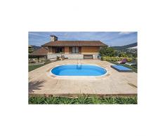 GRE KPEOV7059 - Piscina interrata, in acciaio, ovale, Madagascar