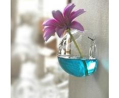 Bluelover Contenitore Di Fiore Parete Vetro Vaso Piante Idroponiche