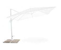 My_garden Senso Ombrellone a Braccio Retrattile, Bianco, 3 x 4 Metri