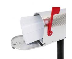 CASSETTA POSTALE US MAIL TOPOLINO ALLUMINIO + PALO - posta