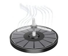 AISITIN Fontana da Giardino Esterno 2.5W,160mm Dimensioni del Pannello Solare con Design Speciale per la Rotatività Beccuccio per Dadi,Fontana Solare da Giardino per Bagno per Uccelli e Laghetto