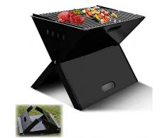 Griglia per Esterni Griglia a Carbone Portatile Portatile Griglia For Barbecue, Multi-side Vent Design, Resistente Ai Graffi E Portabile, Facile Da Pulire, For Cucina Allaperto Escursione Di Campeggi