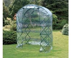 Serra arco richiudibile con telo in PE giardino balcone esterni 647/63