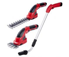 Sfoltirami e cesoia rasaerba Tagliabordi a Batteria da Giardino Forbici per Erba, 1500mAh tagliasiepi tagliaerba 7.2V