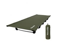 Naturehike Letto da Campeggio Pieghevole Compatto,Ultraleggero Portatile per Alpinismo Pesca Giardino Campeggio Ufficio,Carico Massimo 150 kg