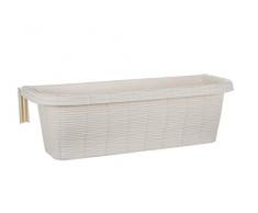 Bama 30312 Fioriera Rondine, Panna, 60 x 20 x 18.5 cm