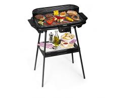 Barbecue elettrico Princess 112247 – Dotato di supporto – Grandi dimensioni