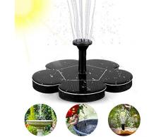 woopus - Fontana a energia Solare, Pompa per laghetto, Pompa per Esterni, Pompa dell'Acqua con 1,4 W, Pannello Solare monocristallino, Fontana per laghetti da Giardino, o fontane a zampillo
