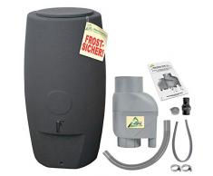 Serbatoio Acqua PIOVANA - BARILE Acqua PIOVANA Colonna Antracite - Serbatoio per Acqua PIOVANA - Contenitore Acqua 250l Compatto e Pratico