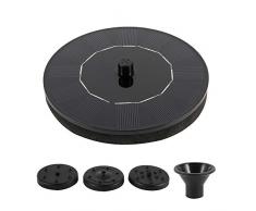 Fontana a zampillo a energia solare, Fontana solare per laghetti da giardino o fontane Nuovo Fontana Esterno per Laghetto, Piscina, Acquario, Vaso dei Pesci e Bagno per Uccelli