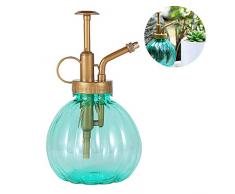 350ML Annaffiatoio Retro Pumpkin Glass Doccia Annaffiatoio Attrezzi da Giardinaggio Annaffiatura Bollitore per Ufficio Giardino Floreale Trasparente Bonsai