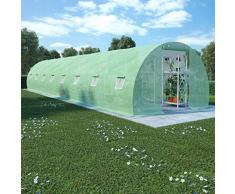 Festnight Serra da Giardino con Fondazione in Acciaio 18m²/27m²/36m² 6x3x2 m/9x3x2 m/12x3x2 m