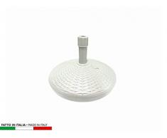 NPA OMBRELLONE Base Tonda Rattan Bianco 45x45x17 lt.22