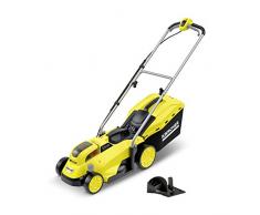 Kärcher Rasaerba a Batteria 18 V LMO 18-33, Larghezza di Taglio 33 Cm, Altezza di Taglio 35-65 mm, Cesto Raccoglierba 35 Litri, Capacità fino a 250 m², con Batteria Kärcher 18 V Non Inclusa