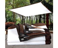 Tenda a Vela Parasole Rettangolare 3x5m, Respirante Telo da Sole in HDPE, Rete Telo Ombra Omberggiante Protezione Solare 90-95% Anti UV,per Esterni Giardino Verande Campeggio Balcone,Patio