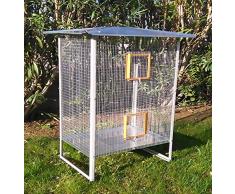 MISTERMOBY VOLIERA MOD. ATLANTIDE GABBIA UCCELLI VOLATILI 70X50XH130 MADE IN ITALY