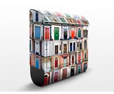 Cassetta postale design 100 Doors 39x46x13cm, Größe:46cm x 39cm