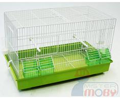 Ropet Gabbia Grande Voliera Completa Bea Canarini Pappagalli Uccelli Volatili 55X29X35
