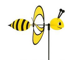 CIM Scacciaspiriti - Little Magic Bee - Resistente ai Raggi UV e alle intemperie - Girandola: Ø28cm, Motivo: 35x13cm, Altezza Totale: 85cm - incl. Asta in Fibra di Vetro