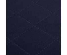 LIVACASA Copridivano Antiscivolo 3 Posti Idrorepellente Copri Poltrona Sofà Cover Antimacchia per Cani Gatti AntiGraffio con Cinturino Elastico Regolabile Divano Protector Fodere Copridivani Blu Scuro