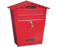 Cassetta Posta Cassetta Postale Cassetta postale impermeabile Cassetta postale per la casa della villa europea Cassetta per pacchi Cassetta postale semplice per campo di campagna americana ZHEYANG Mod