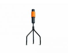 FISKARS Coltivatore, Per una preparazione e una cura ottimali delle aiuole, Testa di attrezzo, Lunghezza: 31 cm, Larghezza: 12,5 cm, Nero/Arancione, QuikFit, 1000680