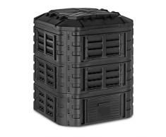 hillvert Compostiera da Giardino Composter per Giardinaggio HT-COMP-860 (860 l, Ancoraggio 11 cm, Polipropilene)