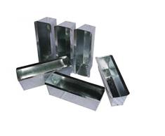 ARTECSIS Set di 6 Fioriere in Metallo Zincato per Pallet Europei - Vasi da Giardino Resistenti e Versatili per Piante, Fiori e Ortaggi