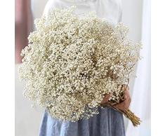 Kaftor Mazzo di fiori artificiali, bouquet di fiori di corvo essiccati, decorazione per la casa, bouquet di nozze, 1 fascia