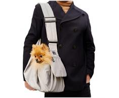 Bella & Balu Borsa da trasporto per cani e gatti | Leggera fionda da trasporto o borsa per cani di piccola taglia fino a 15kg per viaggiare, camminare e fare escursioni