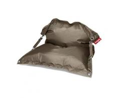 Fatboy Buggle-Up Beanbag | Comoda poltrona per due persone | Pouf classico per interni - esterni | 180 x 140 cm | Polyester fabric I idrorepellente I Marrone