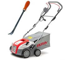 IKRA scarificatore arieggiatore elettrico IEVL 1840, cesto di raccolta 55l, larghezza 40cm, profondità di lavoro regolabile, incl. estirpatore di erbacce