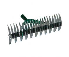 Rastrello Sarchiatore 32 denti in acciaio verniciato senza manico Papillon