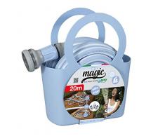 Magic Blue Hose 20 Metri, Tubo Acqua da Giardino Estensibile Canna Irrigazione Antitorsione Espandibile