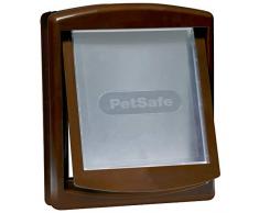 PetSafe Porta Staywell per lingresso e luscita di Cani e Gatti; facilità di Montaggio; gattaiola Interna/Esterna; Pannello di Chiusura (Venduto separamente) Struttura Solida, Garantita, Marrone S