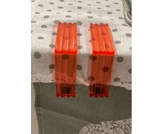 Kasahome 4 Fermatovaglia con Clip in Metallo Colori Assortiti Gancio Ferma Tovaglia Tavolo Vento Clip Interno Esterno