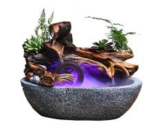 al Coperto Fontana for Interni Casa Feng Shui Turn Decorazione for Acqua Soggiorno Desktop Rockery Fontana for Acqua Atomizzatore for Ufficio 32 * 20 * 24cm