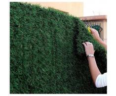 Siepe Artificiale per Balcone Recinzione in Rotolo 1x3 mt (3mq) Abete ultra Coprente