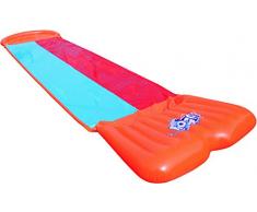 Bestway 52199 - Scivolo H20 Go Doppio, 549 cm, Rosso/Azzurro